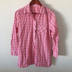 Kayce Hughes Plaid Shirt Sz 8